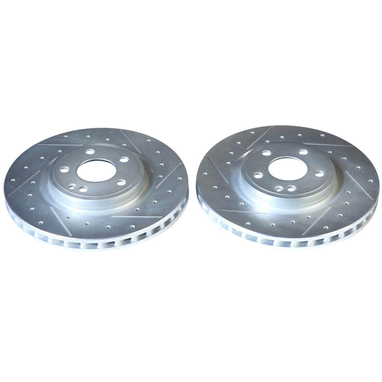 Power Stop EBR1821XPR Evolution Performance Vented 1-Piece Drilled And Slotted Front Brake Rotor for 2017-2019 Infiniti QX30 Sport product image