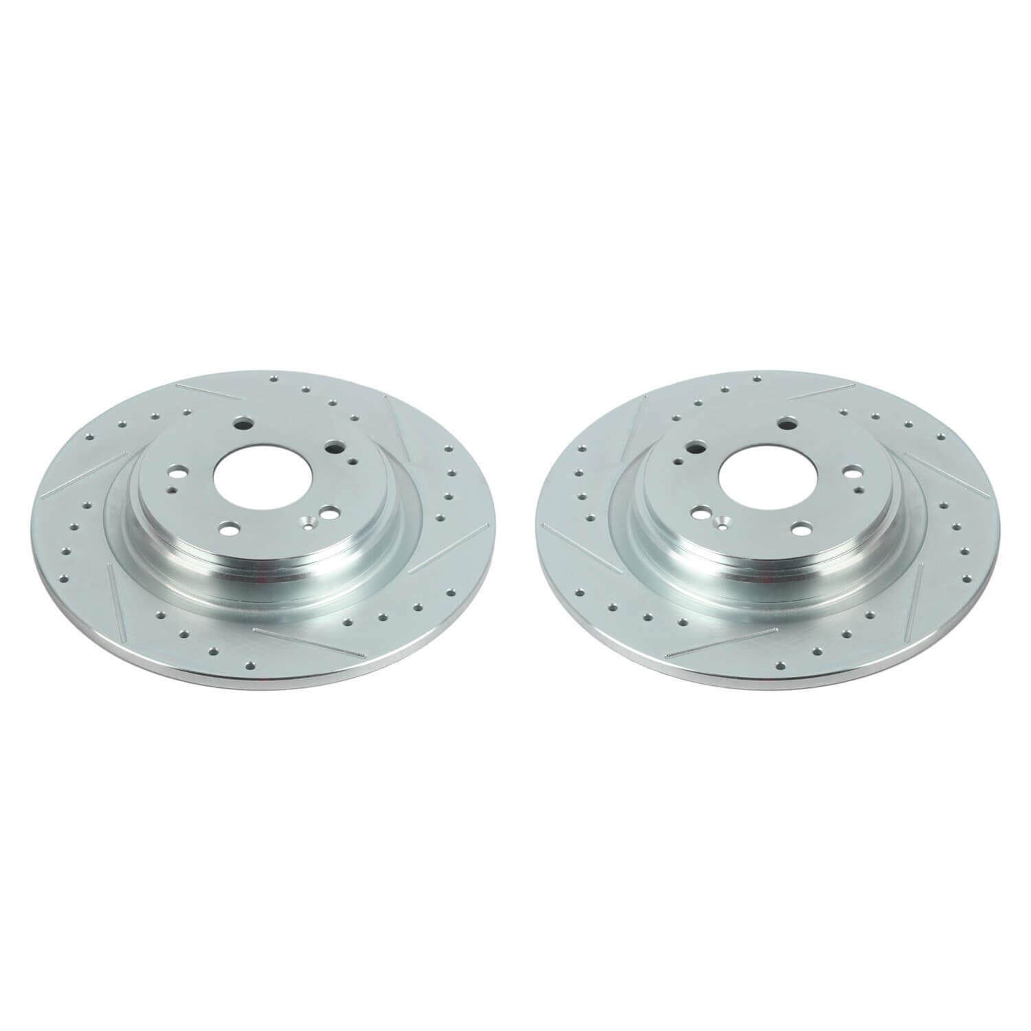 Power Stop JBR1781XPR Evolution Performance Solid 1-Piece Drilled And Slotted Rear Brake Rotor for 2017-2020 Acura MDX Base, Sh-AWD, Sport Hybrid product image