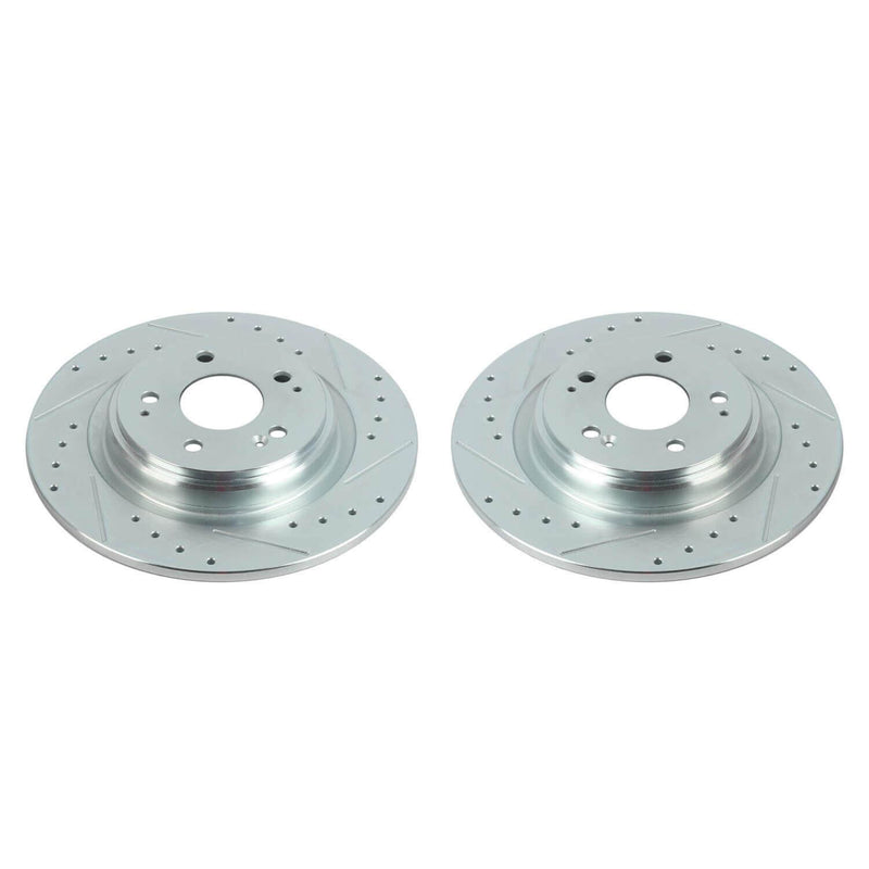Power Stop JBR1781XPR Evolution Performance Solid 1-Piece Drilled And Slotted Rear Brake Rotor for 2017-2020 Acura MDX Base, Sh-AWD, Sport Hybrid product image