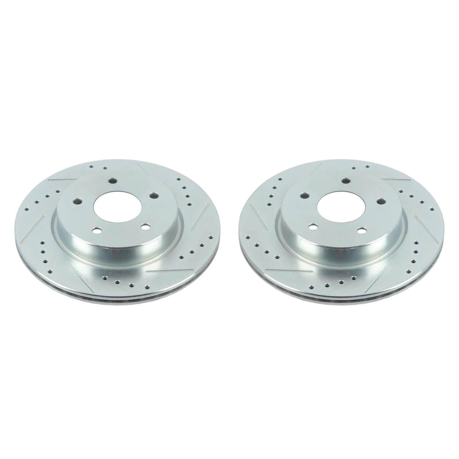 Power Stop JBR1783XPR Evolution Performance Vented 1-Piece Drilled And Slotted Rear Brake Rotor for 2018 Nissan Leaf S, SL, SV product image