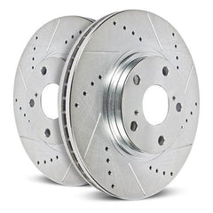 Power Stop JBR1787XPR Evolution Performance Vented 1-Piece Drilled And Slotted Front Brake Rotor for 2019-2021 Subaru Forester Limited, Sport, Touring product image