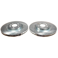 Power Stop JBR1791XPR Evolution Performance Vented 1-Piece Drilled And Slotted Front Brake Rotor for 2019 Genesis G70 Advanced, Design, Dynamic, Elite, Prestige, Sport product image