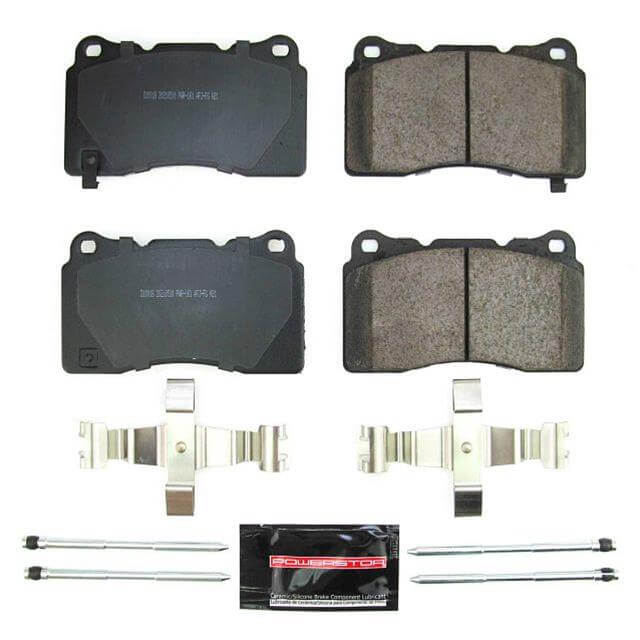 Power Stop Z23-1001B Z23 Evolution Sport Carbon Fiber Ceramic Front Brake Pads for 2017-2020 Honda Civic Type R product image