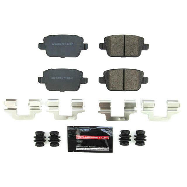 Power Stop Z23-1314B Z23 Evolution Sport Carbon Fiber Ceramic Rear Brake Pads for 2008 Land Rover LR2 Hse, SE product image