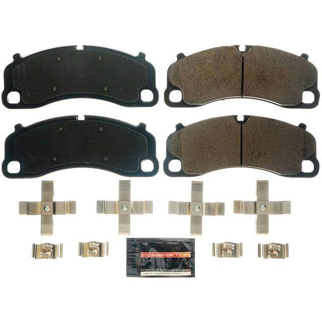 Power Stop Z23-1741 Z23 Evolution Sport Carbon Fiber Ceramic Front Break Pads for 2014-2015 Porsche 911 GT3, Turbo product image