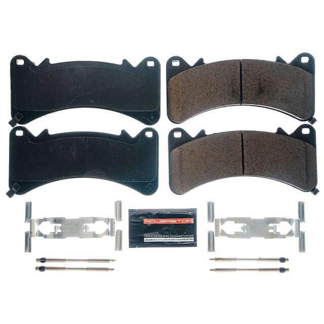 Power Stop Z23-1910 Z23 Evolution Sport Carbon Fiber Ceramic Front Break Pads for 2017-2020 Cadillac Escalade Base, Luxury, Platinum, Premium Luxury product image