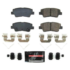 Power Stop Z23-2098 Z23 Evolution Sport Carbon Fiber Ceramic Rear Brake Pads for 2019-2022 Hyundai Nexo Blue, Limited product image