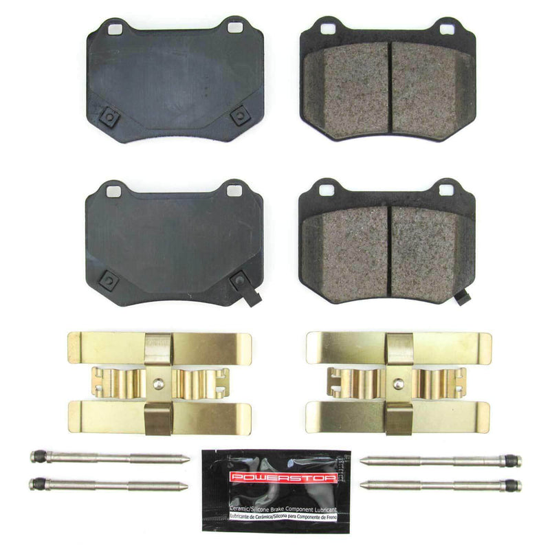 Power Stop Z23-2118 Z23 Evolution Sport Carbon Fiber Ceramic Rear Break Pads for 2018 Subaru WRX STI Base, Limited, Type Ra product image
