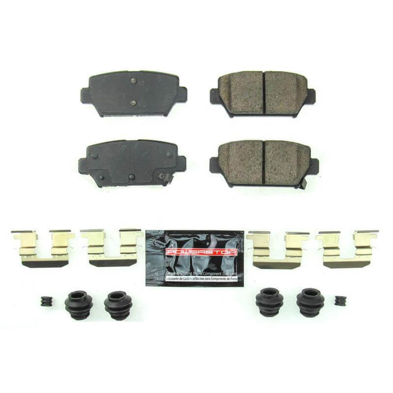 Power Stop Z23-2156 Z23 Evolution Sport Carbon Fiber Ceramic Rear Break Pads for 2018 Mitsubishi Eclipse Cross ES, LE, SE, SEL product image