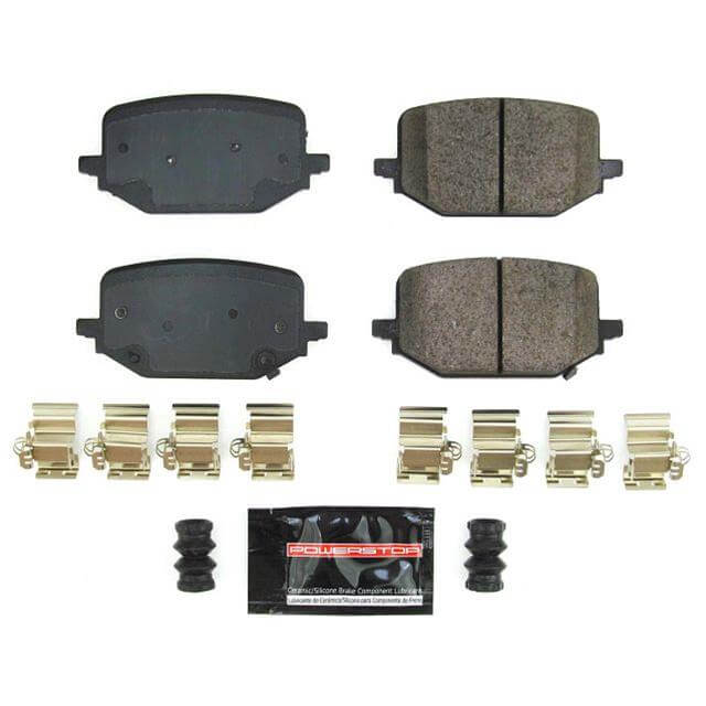 Power Stop Z23-2231 Z23 Evolution Sport Carbon Fiber Ceramic Rear Brake Pads for 2020-2022 Ford Explorer Limited Hybrid, ST product image
