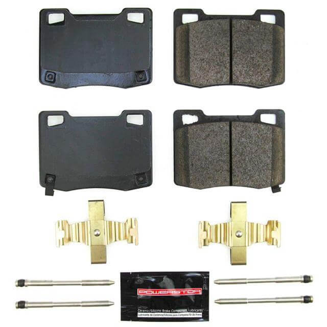 Power Stop Z23-2363 Z23 Evolution Sport Carbon Fiber Ceramic Rear Brake Pads for 2020-2022 Ford Mustang Shelby GT500 product image