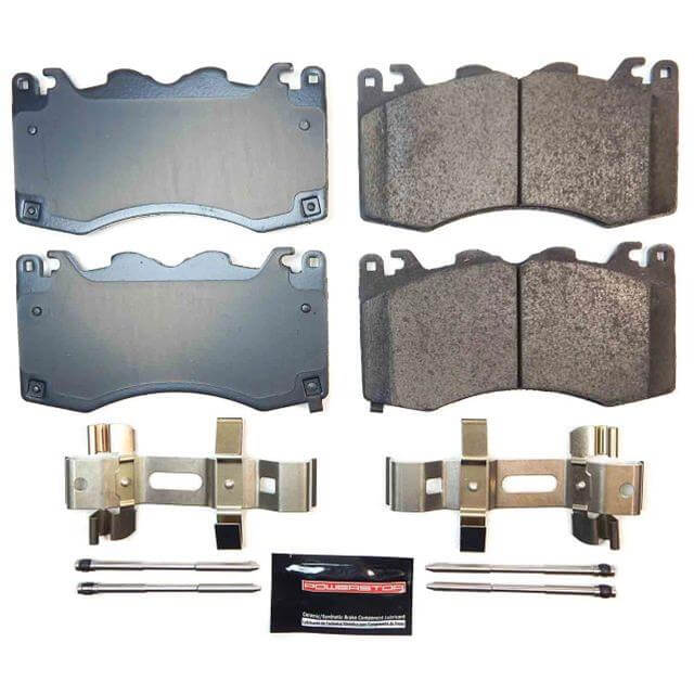 Power Stop Z23-2516 Z23 Evolution Sport Carbon-Fiber Ceramic Front Brake Pads for 2024 Ford Mustang Dark Horse, Dark Horse Premium, Ecoboost, Ecoboost Premium, GT, GT Premium product image