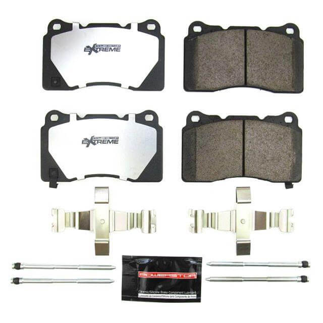 Power Stop Z26-1001B Z26 Extreme Street Performance Carbon Fiber Ceramic Front Brake Pads for 2017-2020 Honda Civic Type R product image