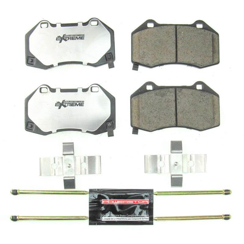 Power Stop Z26-1379B Z26 Extreme Street Performance Carbon Fiber Ceramic Front Break Pads for 2017-2018 Fiat 124 Spider Abarth, Classica, Lusso product image