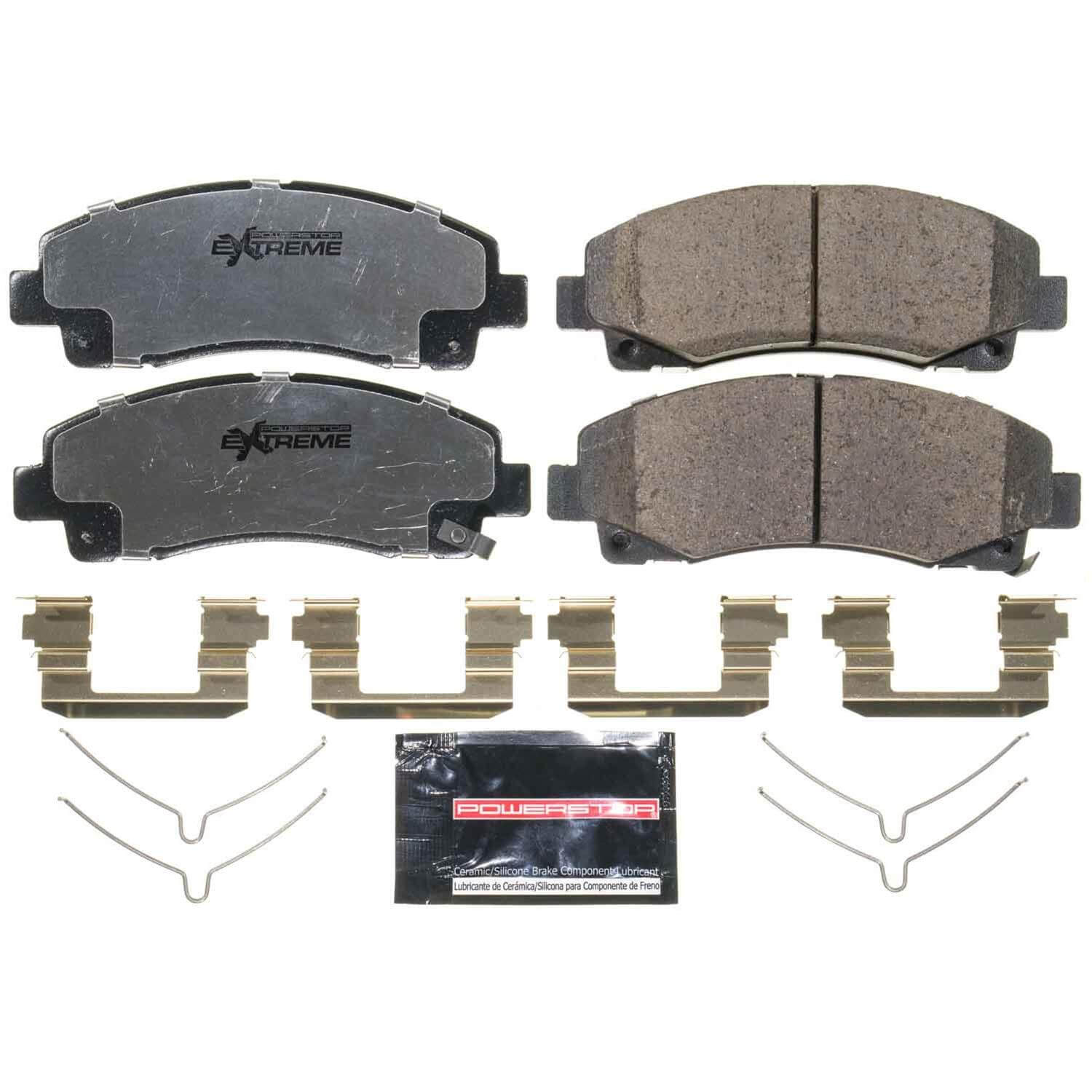 Power Stop Z26-1584 - Z26 Extreme Street Performance Carbon-Fiber Ceramic Front Brake Pads vehicle fitment brake part