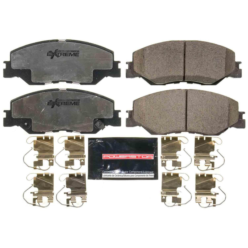 Power Stop Z26-2185 - Z26 Extreme Street Performance Carbon-Fiber Ceramic Front Brake Pads vehicle fitment brake part