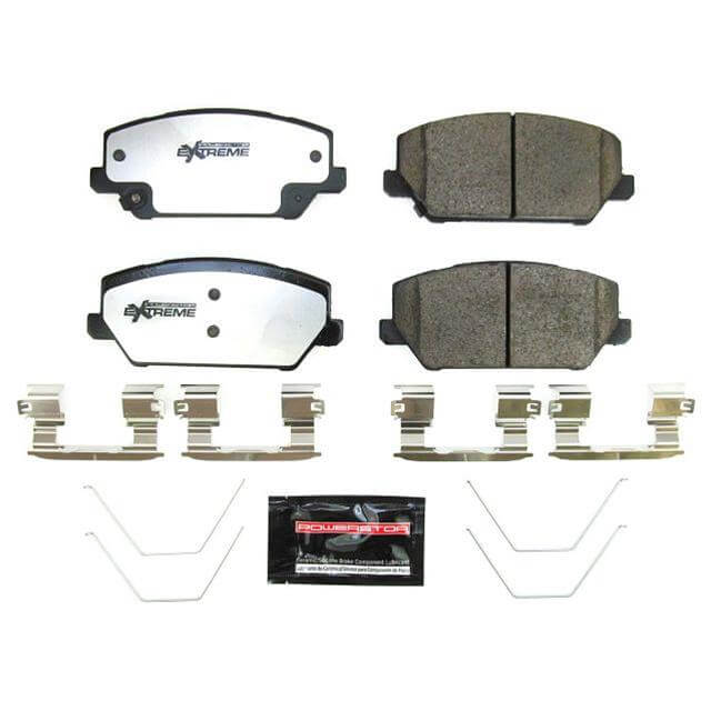 Power Stop Z26-2211 Z26 Extreme Street Performance Carbon Fiber Ceramic Front Brake Pads for 2019-2022 Hyundai Veloster N Base product image