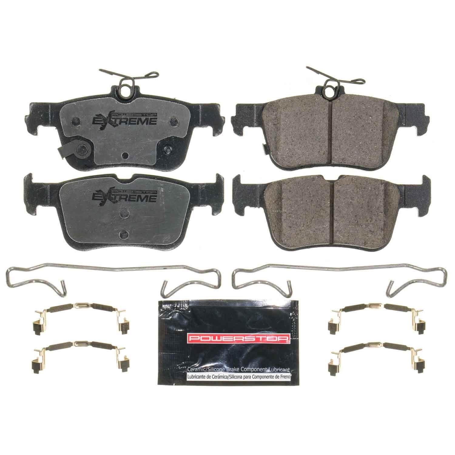 Power Stop Z26-2384 - Z26 Extreme Street Performance Carbon-Fiber Ceramic Rear Brake Pads vehicle fitment brake part