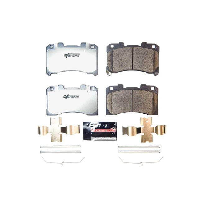 Power Stop Z26-2450 Z26 Extreme Street Performance Carbon-Fiber Ceramic Front Brake Pads for 2023 Toyota Gr Corolla Circuit Edition, Core, Morizo Edition product image