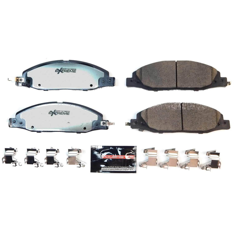 Power Stop Z26-2514 Z26 Extreme Street Performance Carbon-Fiber Ceramic Front Brake Pads for 2024 Ford Mustang Ecoboost, Ecoboost Premium product image