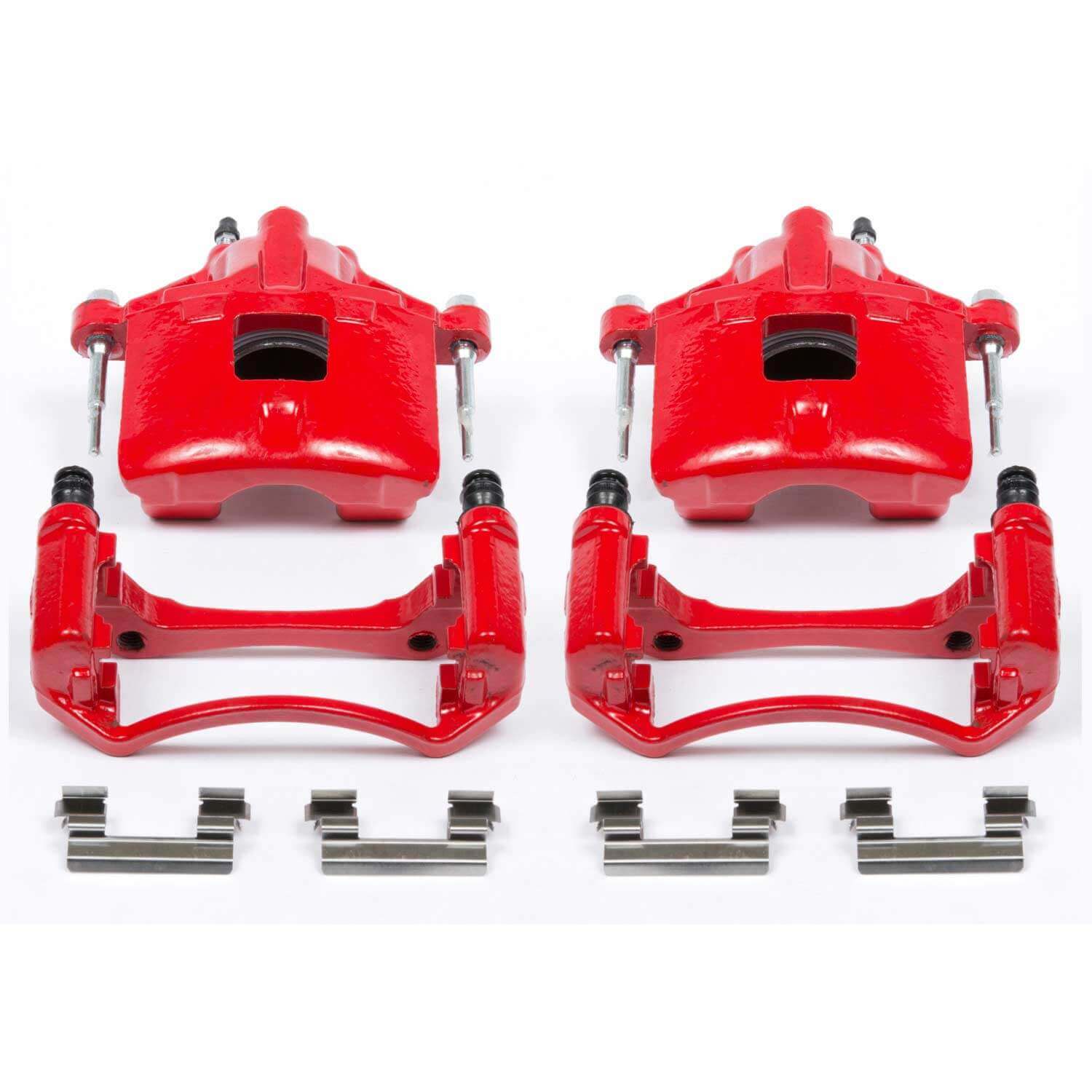 Power Stop S4638 Performance Brake Calipers With Brackets - Pair (Front) for 1997-2005 Buick Century product image