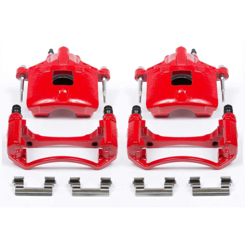Power Stop S4638 Performance Brake Calipers With Brackets - Pair (Front) for 1997-2005 Buick Century product image