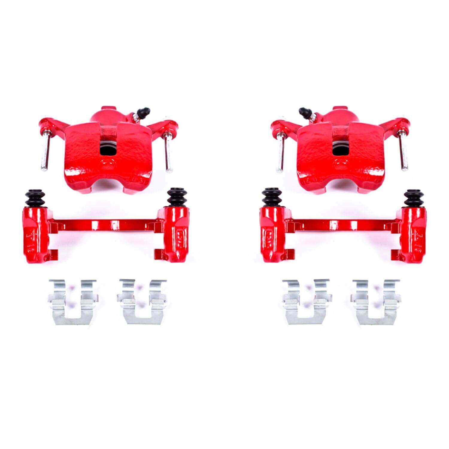 Power Stop S4644 Performance Brake Calipers With Brackets - Pair (Rear) for 1997-2010 Buick Allure product image