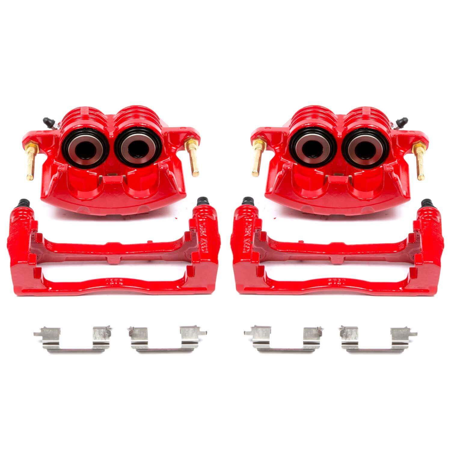 Power Stop S4798 Performance Brake Calipers With Brackets - Pair (Front) for 2002-2006 Buick Rainier product image