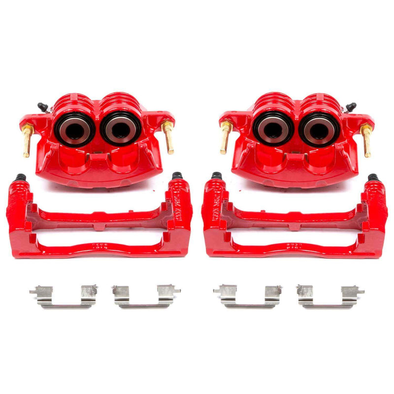 Power Stop S4798 Performance Brake Calipers With Brackets - Pair (Front) for 2002-2006 Buick Rainier product image