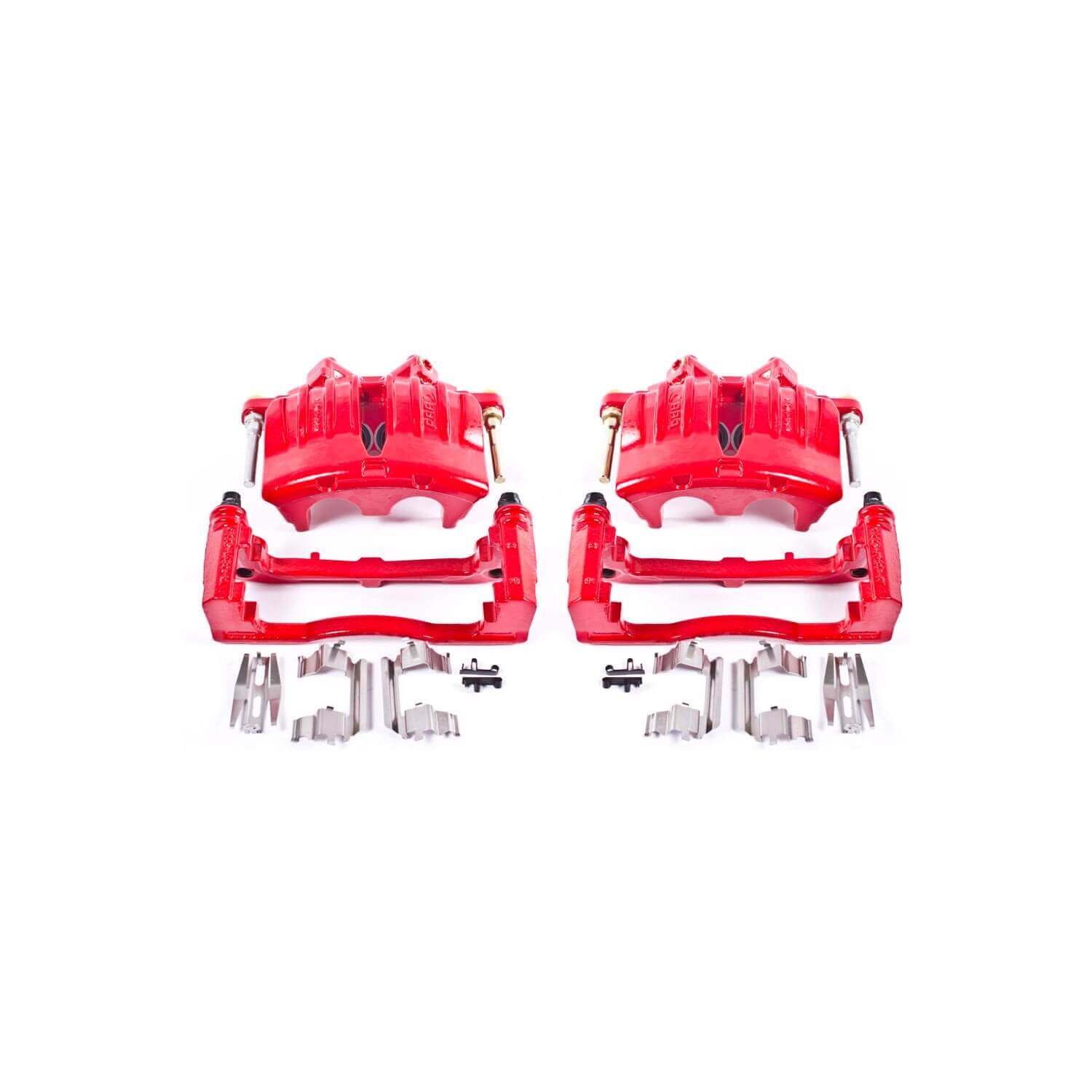Power Stop S4798A Performance Brake Calipers With Brackets - Pair (Front) for 2002-2008 Buick Rainier product image