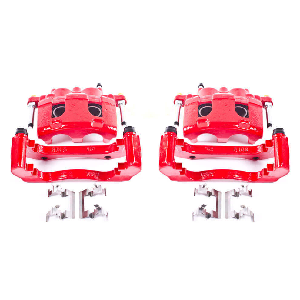 Power Stop S4988 Performance Brake Calipers With Brackets - Pair (Front) for 2006-2016 Buick Lucerne product image
