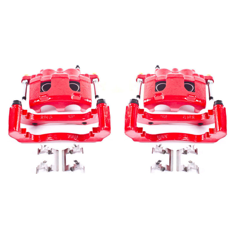 Power Stop S4988 Performance Brake Calipers With Brackets - Pair (Front) for 2006-2016 Buick Lucerne product image