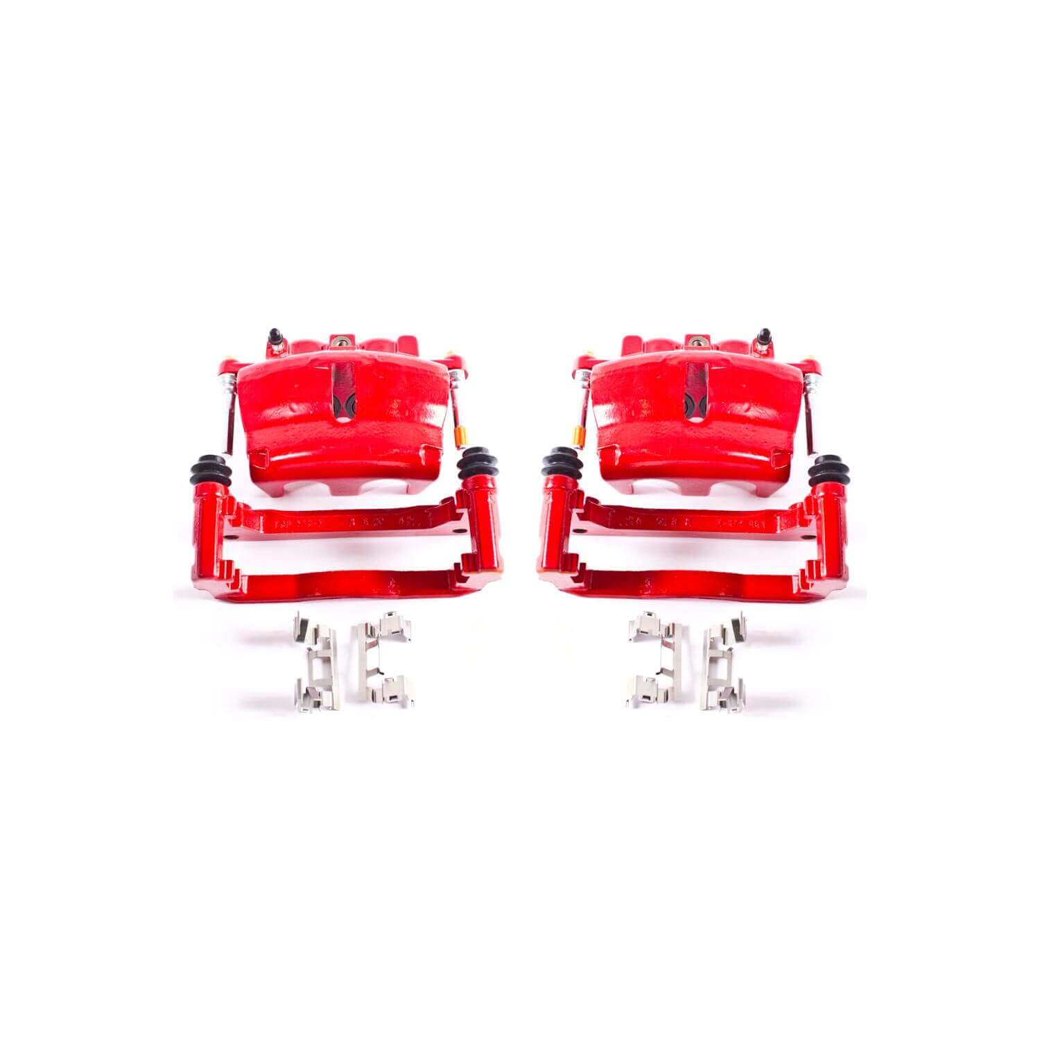 Power Stop S5004 Performance Brake Calipers With Brackets - Pair (Front) for 2006-2017 Buick Enclave product image