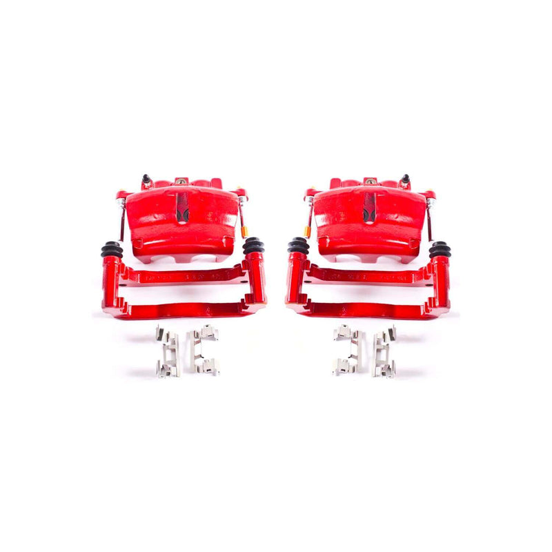 Power Stop S5004 Performance Brake Calipers With Brackets - Pair (Front) for 2006-2017 Buick Enclave product image