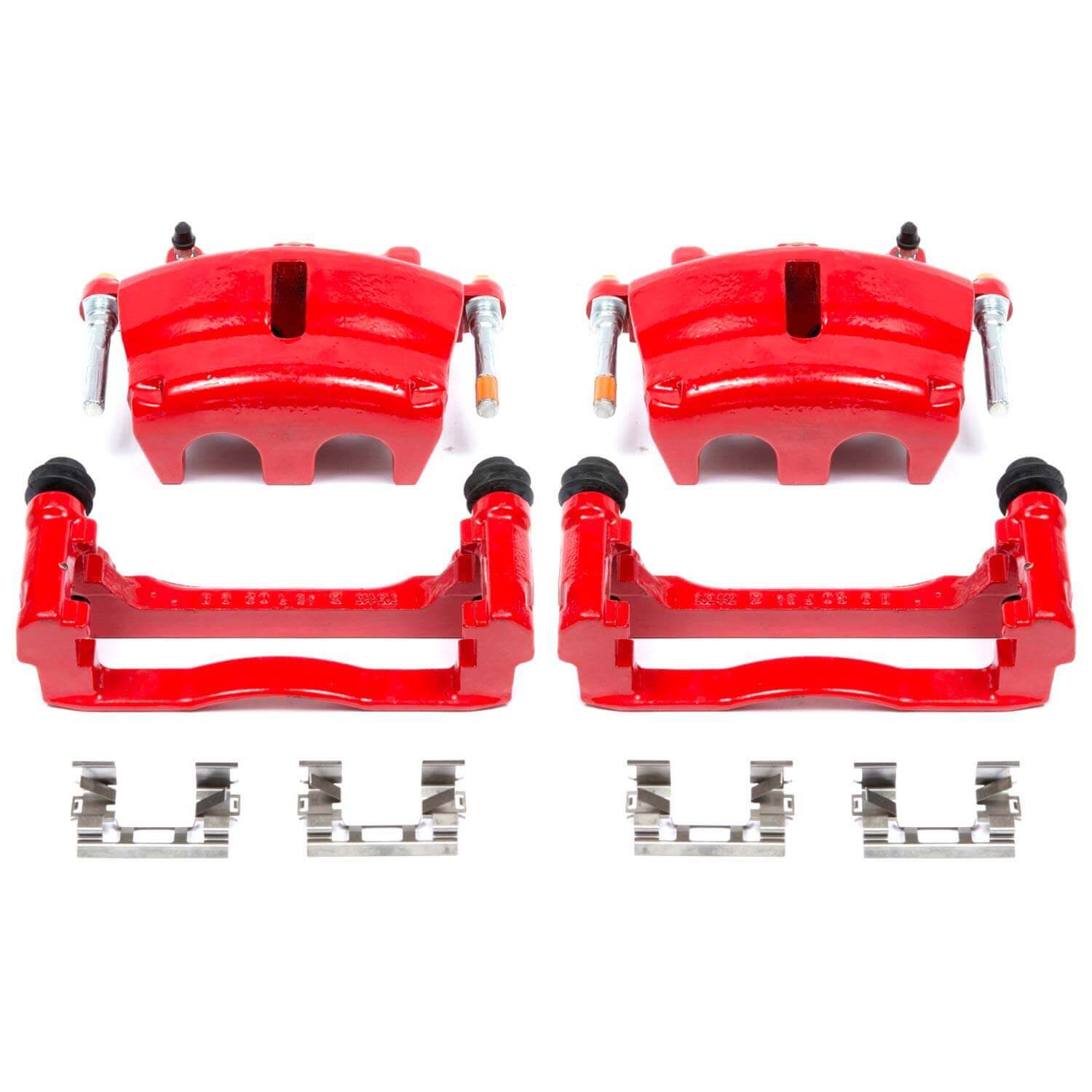 Power Stop S5004A Performance Brake Calipers With Brackets - Pair (Front) for 2006-2009 Buick Rainier product image