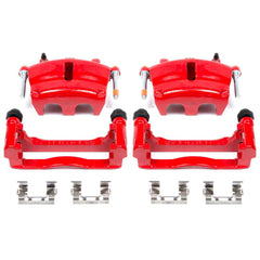 Power Stop S5004A Performance Brake Calipers With Brackets - Pair (Front) for 2006-2009 Buick Rainier product image