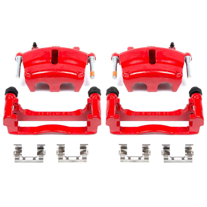 Power Stop S5004A Performance Brake Calipers With Brackets - Pair (Front) for 2006-2009 Buick Rainier product image