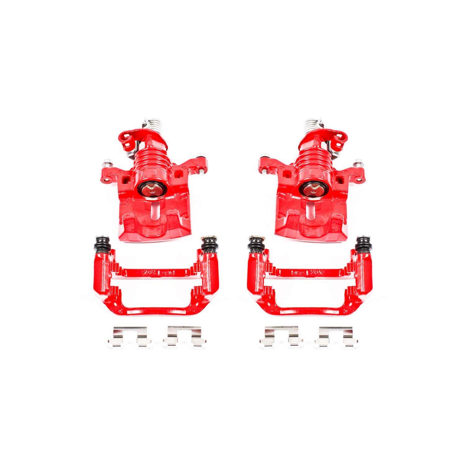 Power Stop S5010 Performance Brake Calipers With Brackets - Pair (Rear) for 2005-2016 Buick Allure product image