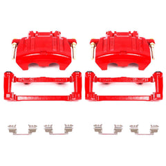 Power Stop S5016 Performance Brake Calipers With 12 mm Bracket - Pair (Front) for 2005-2020 Chrysler 300 product image