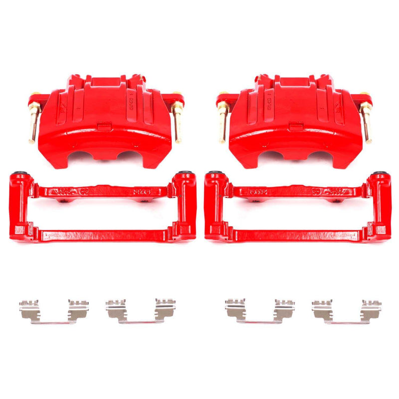 Power Stop S5016 Performance Brake Calipers With 12 mm Bracket - Pair (Front) for 2005-2020 Chrysler 300 product image