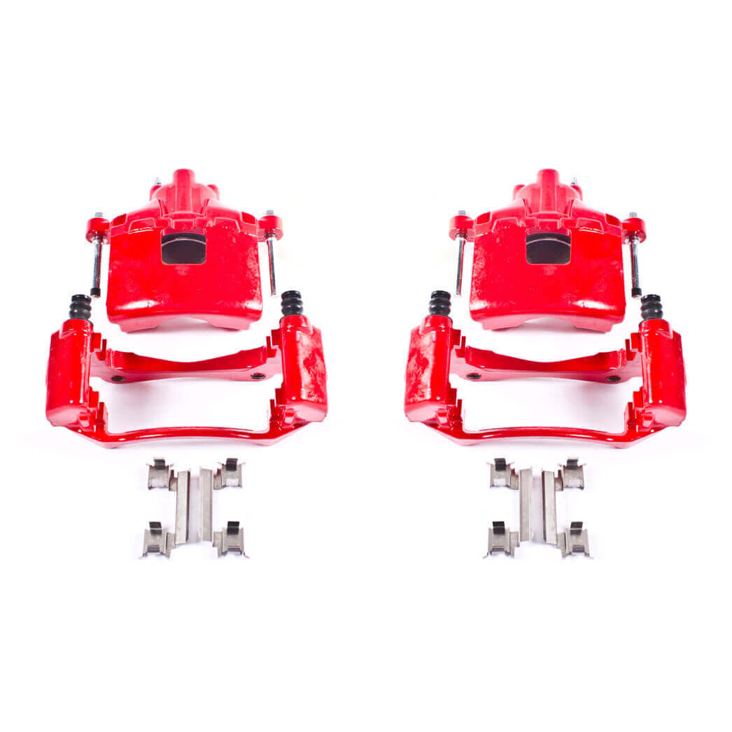 Power Stop S5034 Performance Brake Calipers With Brackets - Pair (Front) for 2004-2009 Buick Allure product image