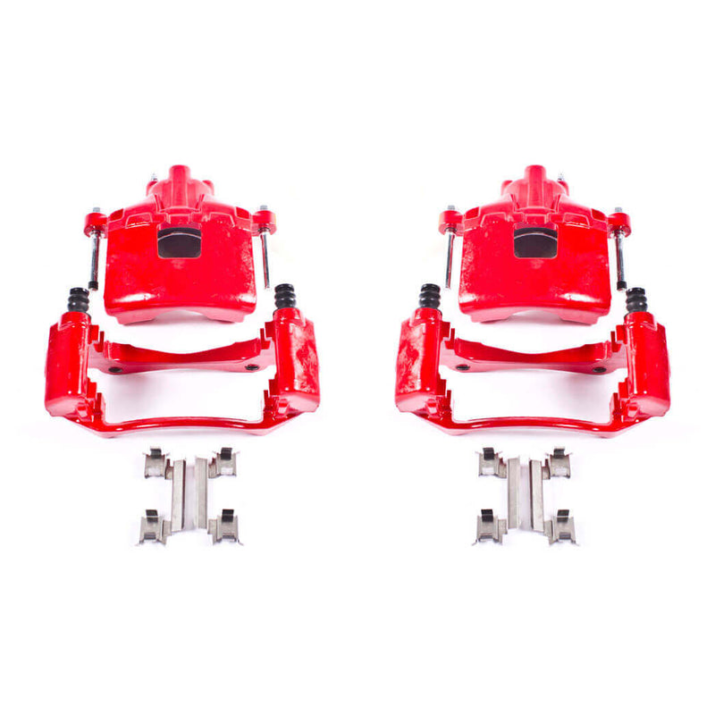 Power Stop S5034 Performance Brake Calipers With Brackets - Pair (Front) for 2004-2009 Buick Allure product image