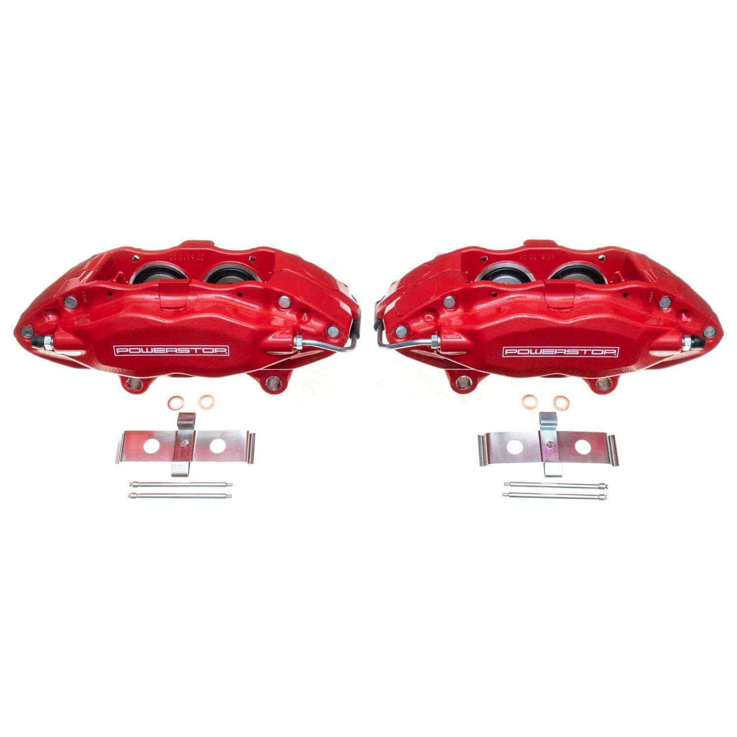 Power Stop S5284 Performance Brake Calipers - Pair (Front) for 2010-2015 Chevrolet Camaro product image