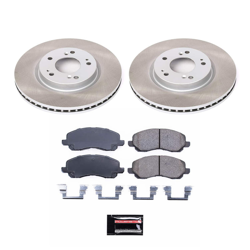 Power Stop SC094 - Front Z17 Evolution Pad And Semi-Coated Rotor Kit vehicle fitment brake part