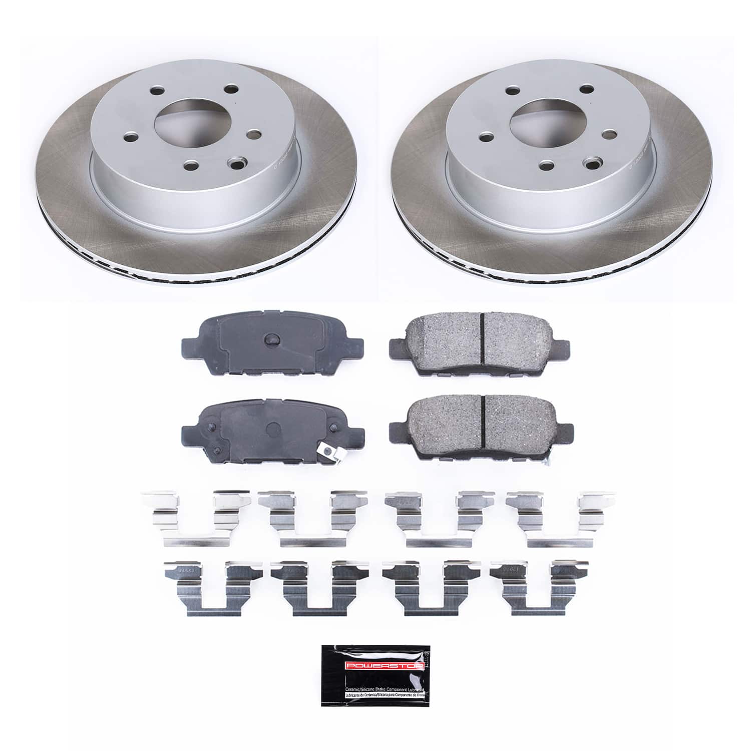 Power Stop SC103 - Rear Z17 Evolution Pad And Semi-Coated Rotor Kit vehicle fitment brake part