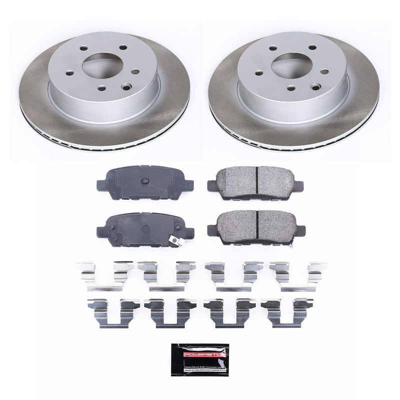 Power Stop SC103 - Rear Z17 Evolution Pad And Semi-Coated Rotor Kit vehicle fitment brake part