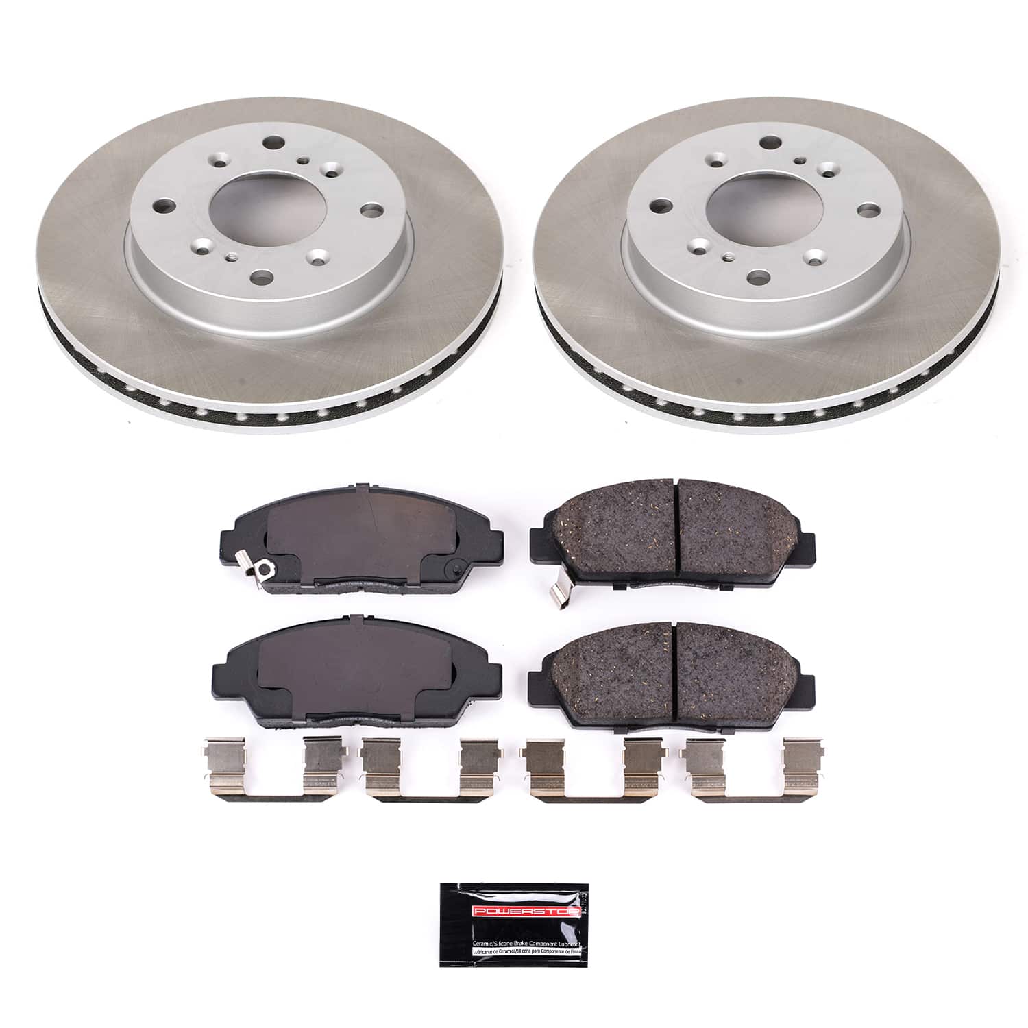 Power Stop SC1033 - Front Z17 Evolution Pad And Semi-Coated Rotor Kit vehicle fitment brake part