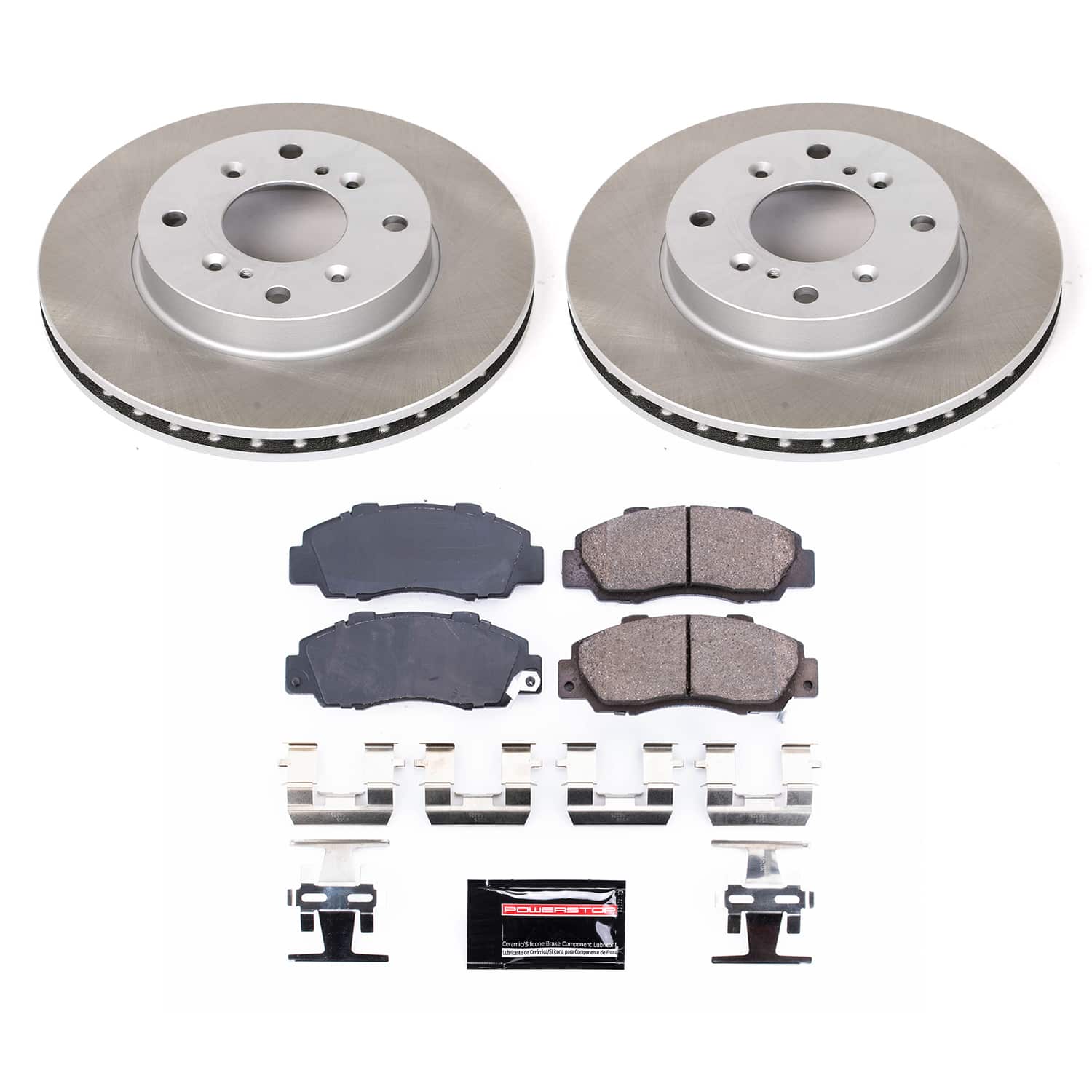 Power Stop SC1041 - Front Z17 Evolution Pad And Semi-Coated Rotor Kit vehicle fitment brake part