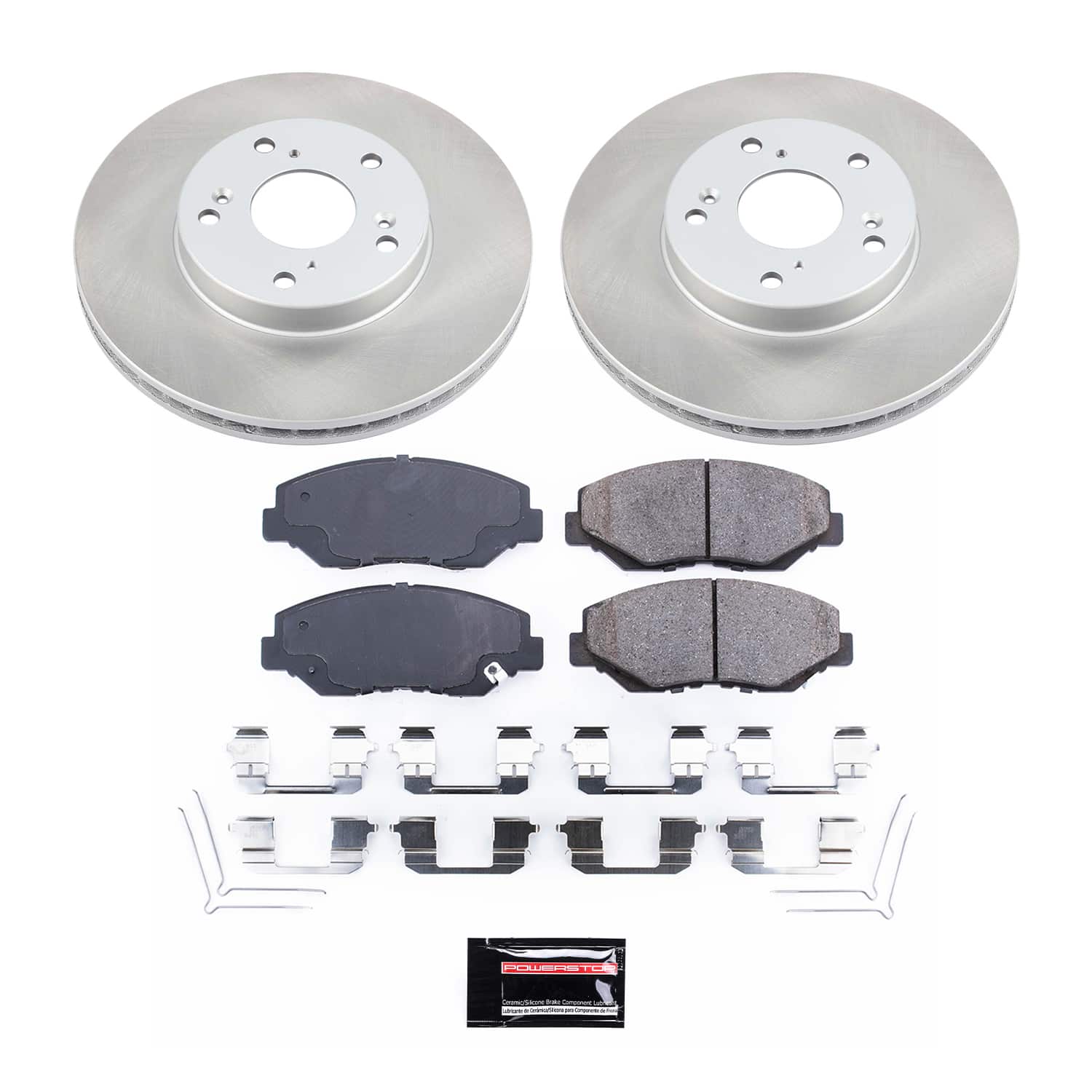 Power Stop SC1043 - Front Z17 Evolution Pad And Semi-Coated Rotor Kit vehicle fitment brake part