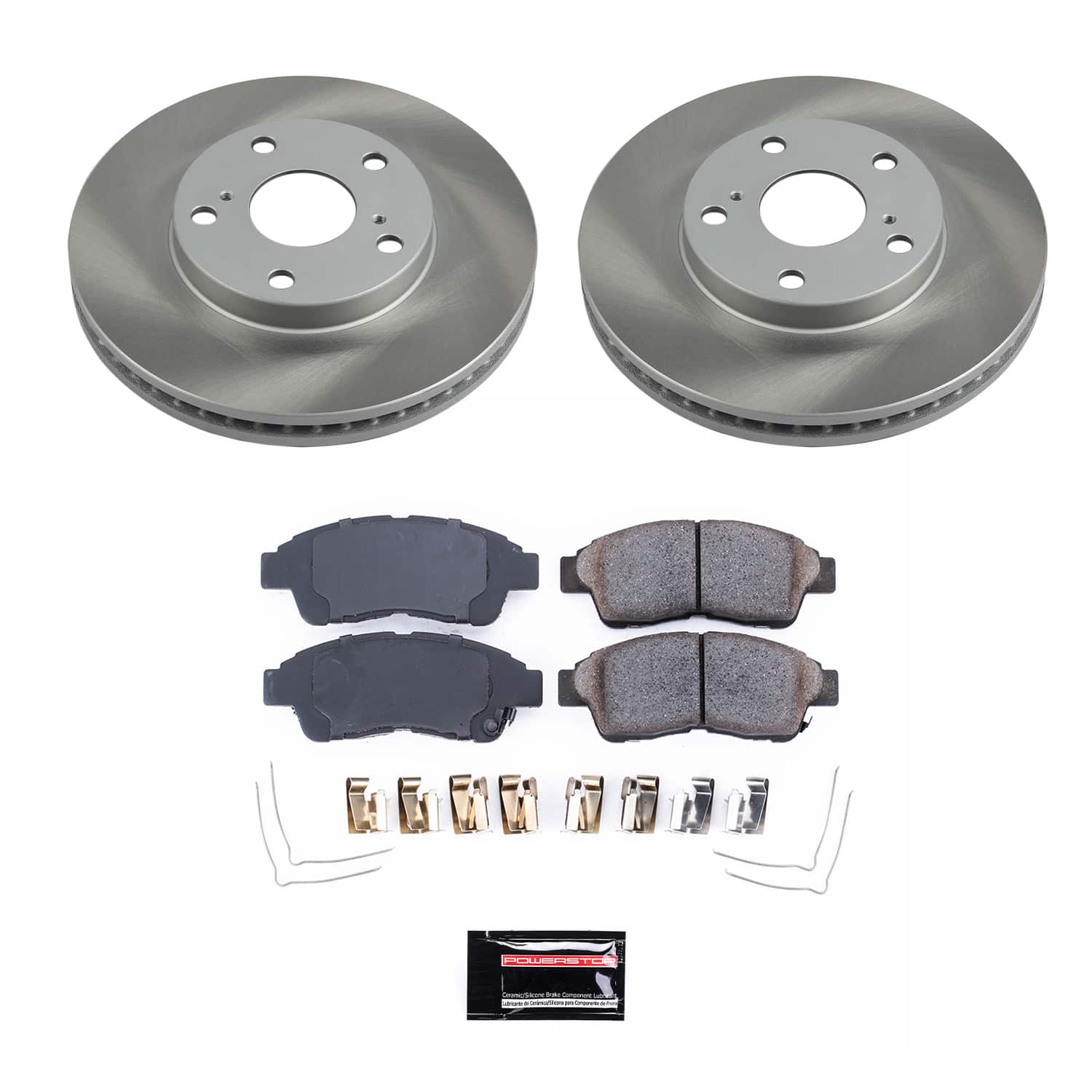 Power Stop SC1052 - Front Z17 Evolution Pad And Semi-Coated Rotor Kit vehicle fitment brake part